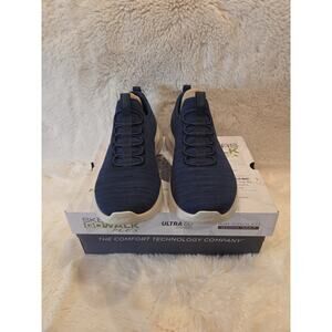 Skechers Men's Go Walk Flex Slip On Sneakers in Navy blue Size 8 New